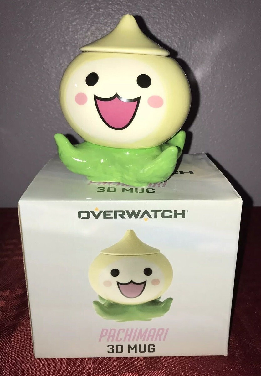 Overwatch Pachimari Mug Coffee Ceramic Cup 3D Removable Head Lid
