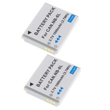 2pcs NB-6L Battery for Canon PowerShot SX530 HS, SX540 HS, SX610 HS, SX710 HS