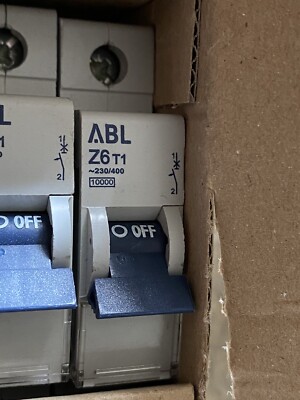 12 x ABL Sursum Z6T1 circuit breaker, circuit breaker 230/400V