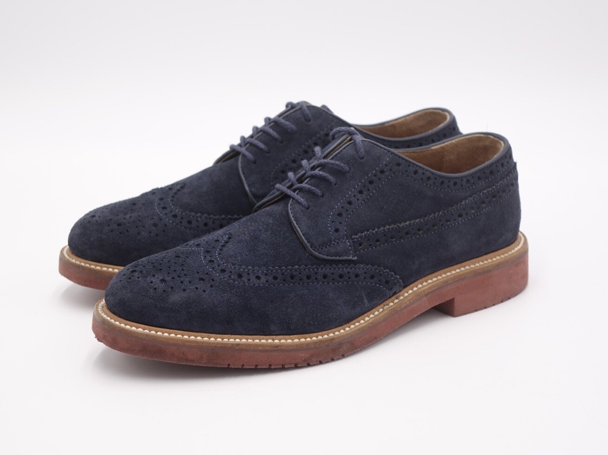 Size 8.5 - J.Crew Kenton Long Wings Blue Suede | eBay display picture 2
