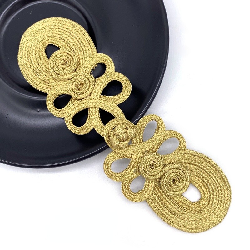 1 Bouton Ethnique Grand Format Pour Fermeture Rapide - Argenté Ou Doré - DIY Couture - Neuf