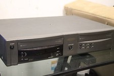 Vintage Go Video Model 4060 Dual Deck VHS Recorder Player One Step Copy As Is