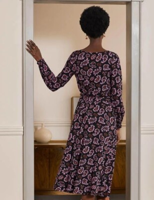 womens black jersey dress Normandie Jersey Dress main image 1