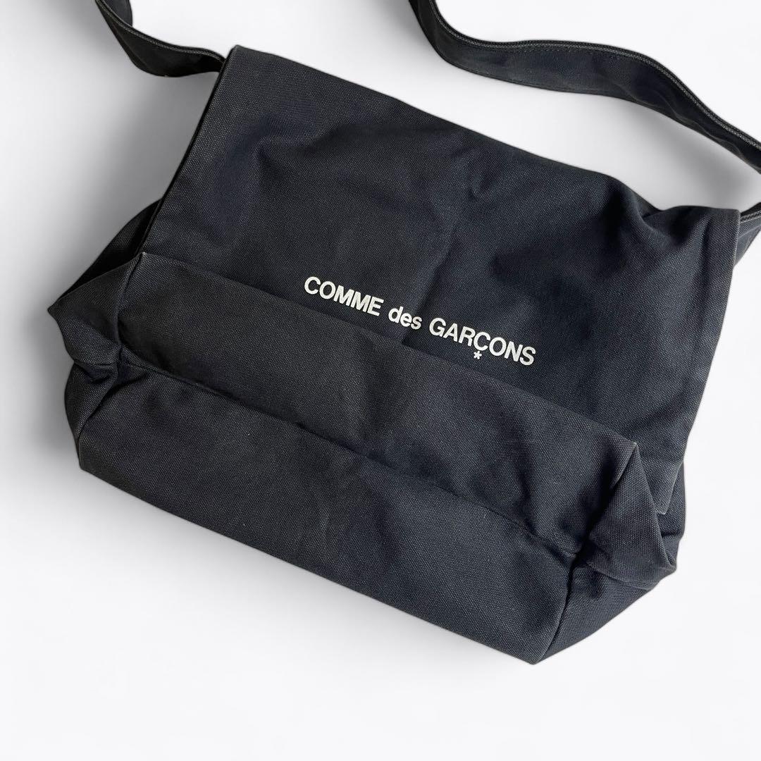Comme Des Garçons Homme Logo Messenger Bag Black Japan Comme Des Garçons Homme Logo Messenger Bag Black Japan