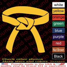 Adesivi / Sticker / Decals - Karate - white - 87x99mm