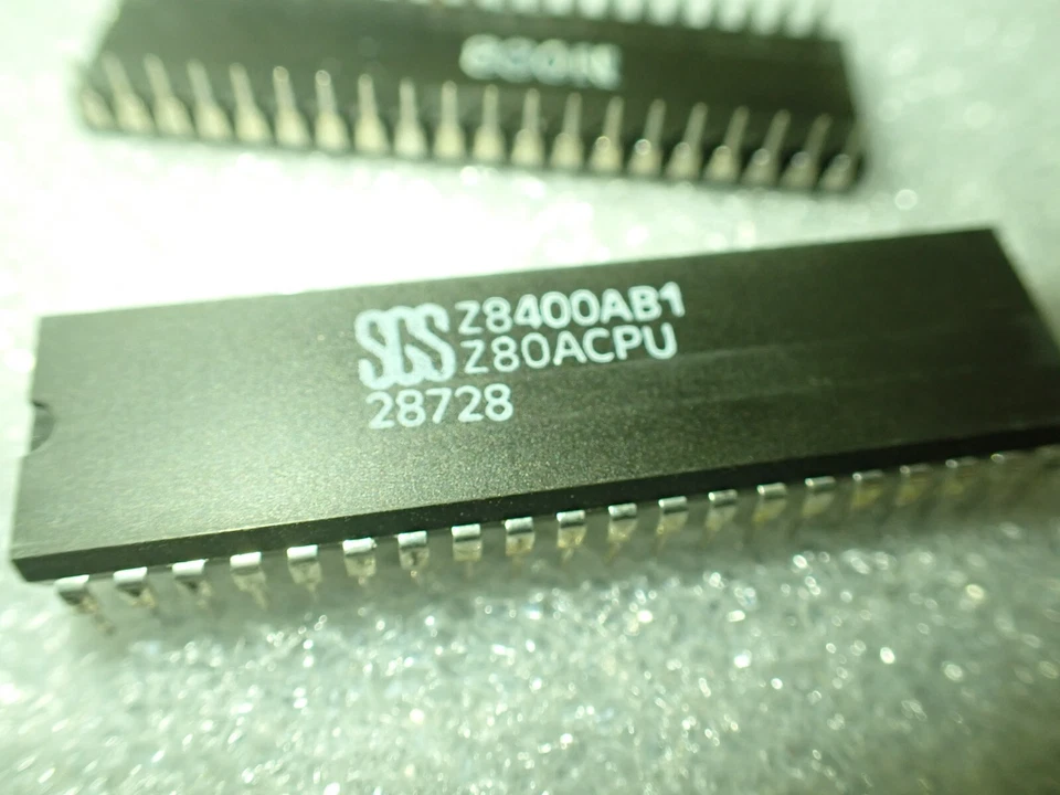 SGS Z8400AB1 Z80A CPU Z8400 DIP40 4MHz 8-bit 80's Computer  ZX Spectrum Atari - Image 2 of 3
