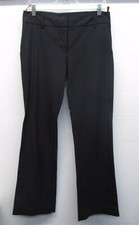 Prada Women's Slim Stretch Black Dress Pants Made in Italy Size 42 EU