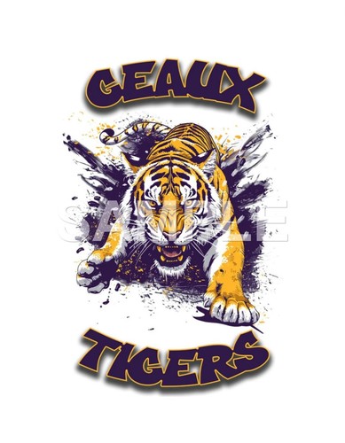 LSU Tigers  vinyl iron on transfer (choice of 1) - Picture 11 of 12