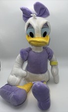 Disney Junior Daisy Duck Plush Mickey Mouse Club 16  Stuffed Toy Purple white
