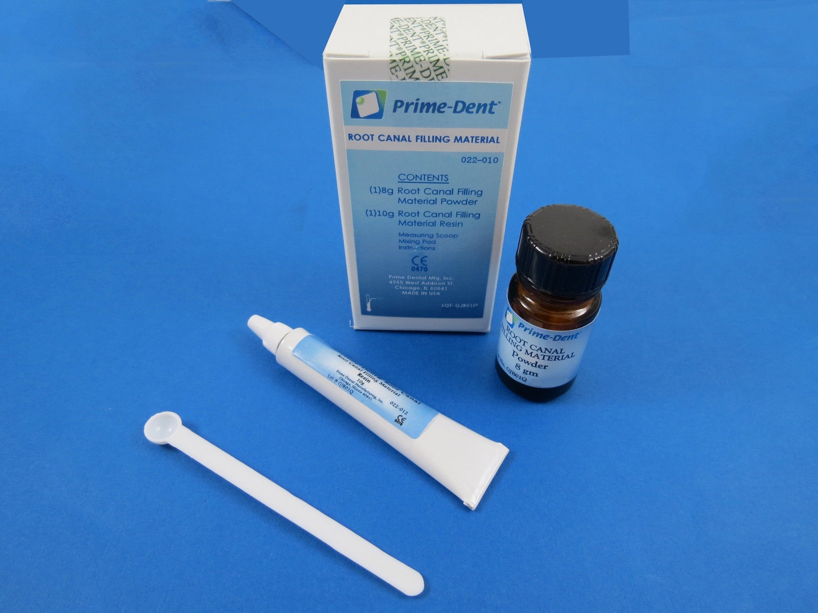 Dental Root Canal Filling Material Kit 10 Gr Resin + 8 Gr powder PRIME