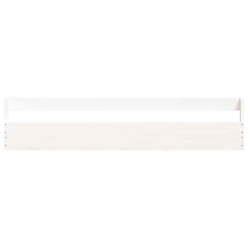 Wall-mounted Shoe Racks 2 pcs White 110x9x23 Solid Wood Pine Q2G2 - Picture 6 of 9