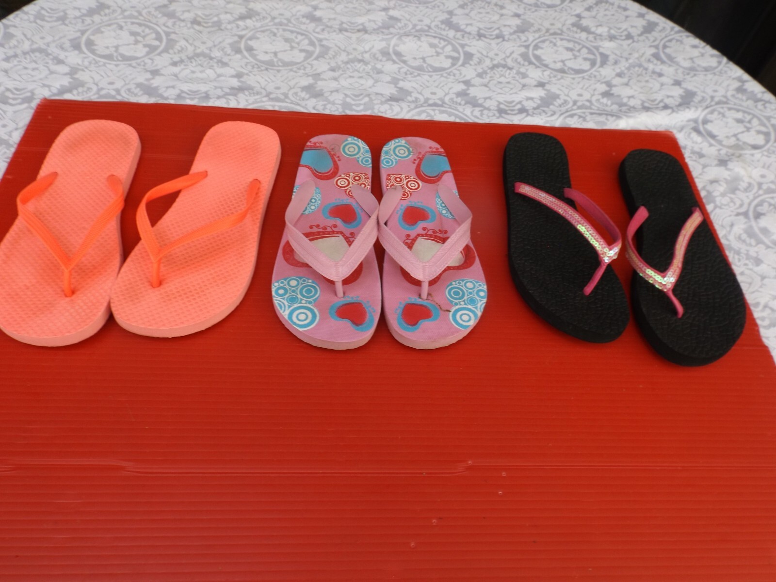 LOTTO Lot of 3 Lightweight Flip Flops Shoe Women Size 7 8