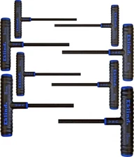 Eklind T Handle Hex Wrench Set 64608 8pc Metric 2-10mm 6" Arm T-Handle USA Made