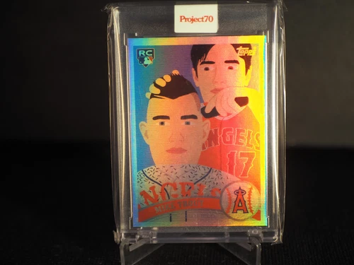 Mike Trout Shohei Ohtani TOPPS Project 70 #600 Rainbow Foil Keith Shore 53/70