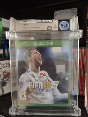 MINT FIFA 18 WATA 9.8 A+ Ronaldo XBOX One