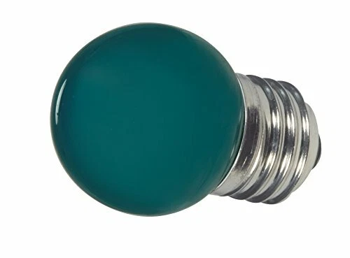 Satco S9163 LED S11 Ceramic Green Medium Base Light Bulb, 1.2W - Image 2 of 3