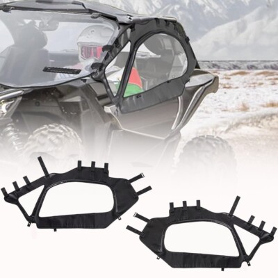 One Pair For Can Am Maverick X3 UTV Soft Upper Door Enclosure Set 2017-2026