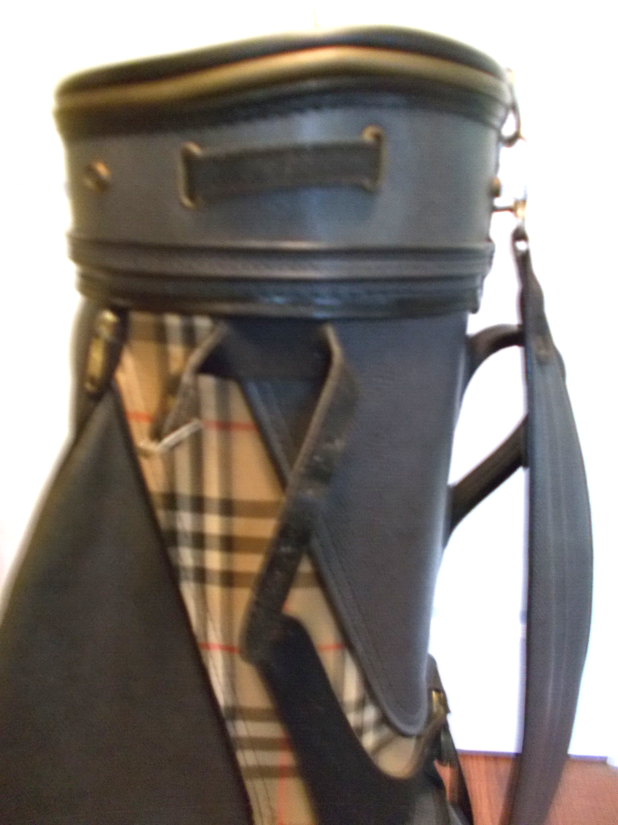 【137】 BURBERRY GOLF s Burberry Golf Blue Nova Golf Travel Bag VTG SUPER RARE | eBay