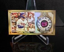 BRYCE HARPER 💥 SP 2022 Topps Gypsy Queen GQ Gems Minis Gold Holofoil #GGM-2