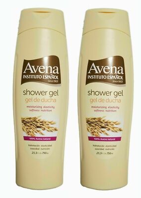 2 Avena Moisturizing Bath & Shower Body Wash Gel Oatmeal Para Baño y Regader.