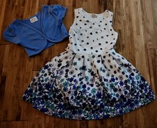 2 Piece Summer Dress Little Girl's size 4 by Knit Works