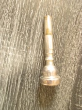Vincent Bach Corp Silver Trumpet mouthpiece, 7 C size. Made in USA.