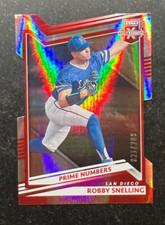 2022 Elite Extra Edition Prime Numbers C Die-Cut Robby Snelling #39 21/209