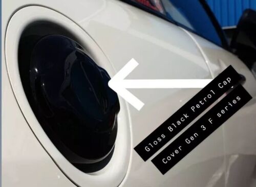 Cubierta de tapa de combustible de gasolina para Mini Cooper S F55 F56 negro brillante tapa de gasolina GEN 3 gasolina - Imagen 2 de 8