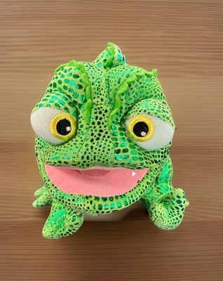 Disney Parks Tangled Pascal Plush 10  Rapunzel Green Shimmer Stuffed Toy