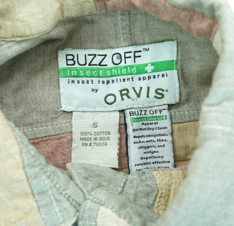 Buzz Off  by Orvis Women's Patchwork Button Down … - image 5
