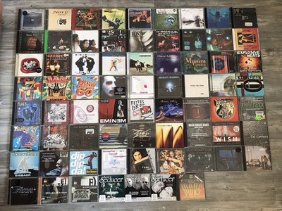 70   CDs    SAMMLUNG ,   ELECTRONIC ,  HIP HOP , EBM , GOTHIC   ROCK    CD s