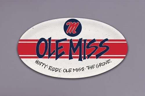 Magnolia Lane Ole Miss Football Platter