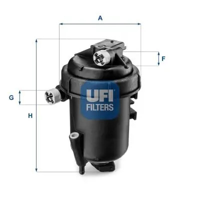 Fuel filter Filter Insert 55.144.00 UFI for FIAT SEDICI - Image 2