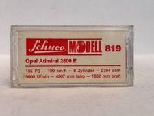 Schuco Opel Admiral 2800 E 1:66 819