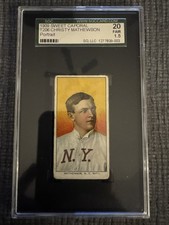 1909 SWEET CAPORAL - T206 Christy Mathewson  Portrait SGC 1.5 CENTERED!!