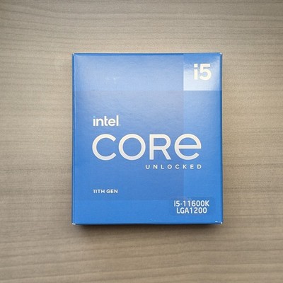 Intel Core i5-11600K 11th Gen Unlocked 6-Core LGA1200 CPU - Never Overclocled 