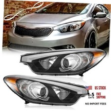 Headlight Compatible with 2014 2015 2016 Kia Forte Forte5, replacement A Pair