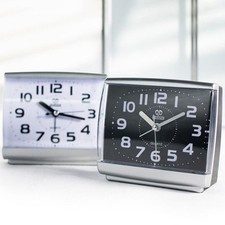 Square Digital Alarm Clock Bedside Wake-up Clock Creative Desk Mute Clock