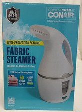Complete Steam By Conair Fabric Steamer Spill-Protection Feature. Model GS2W