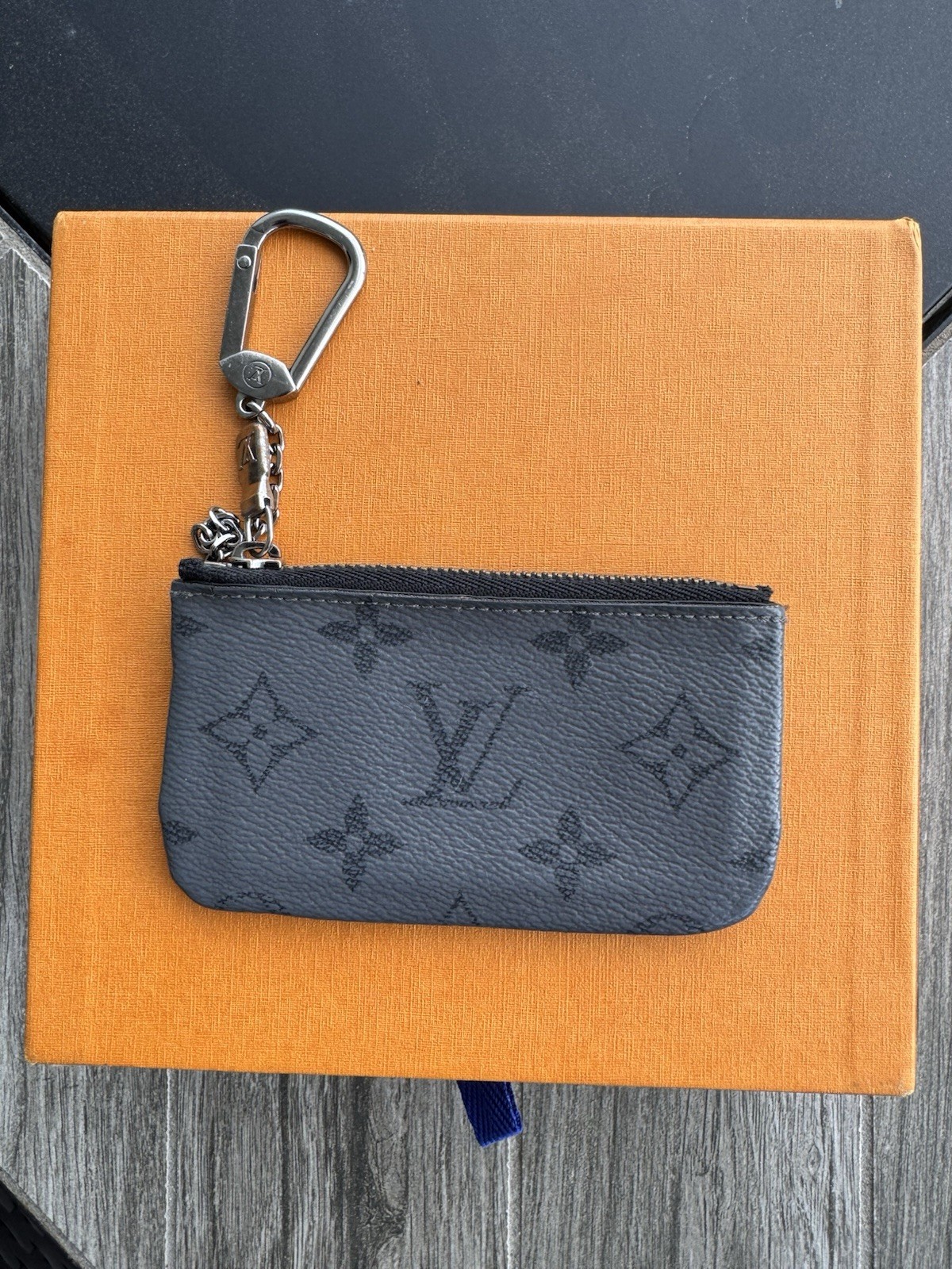 Louis Vuitton Monogram Eclipse Reverse Pochette C… - image 1