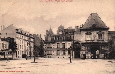 CPA 54 - NANCY (M. und Mosel) - 47. Place Saint-Georges (Straßenbahn)