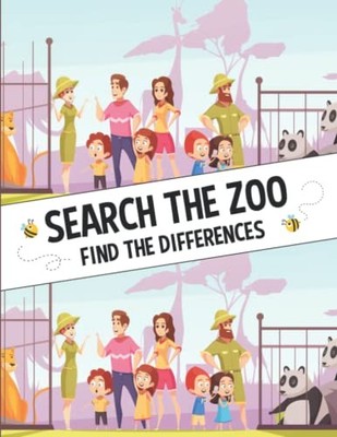 Search The Zoo, Find The Differences: Spot The Difference... by Raymond, Loretta