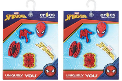 Pokemon Spiderman Jibbitz Shoe Charms by Crocs (2x 5-Packs = 10 total) NEW