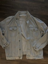 denim oversized jean jacket size medium