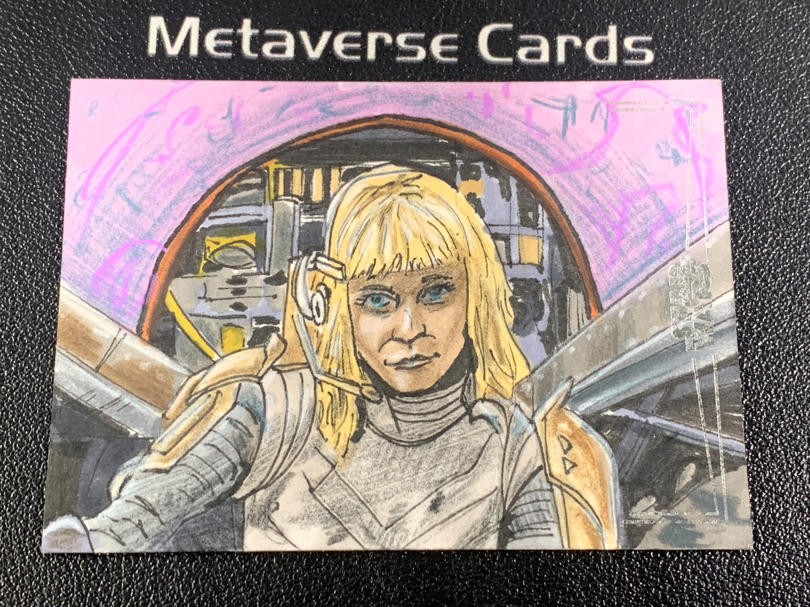 2025 Topps Chrome Star Wars Galaxy Hera Syndulla Sketch By Artist Auto 1/1