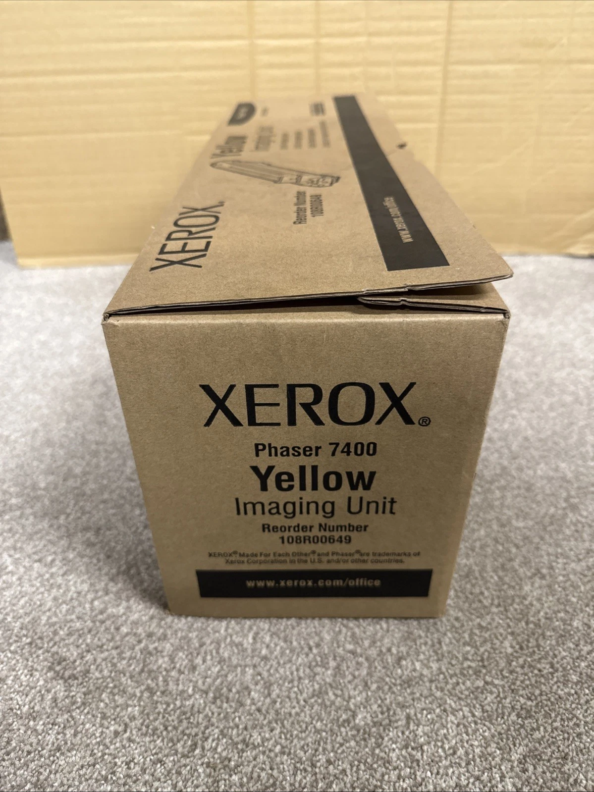 Genuine Xerox Phaser 7400 Yellow Imaging Unit 108R00649 Toner Brand New Inc VAT 4
