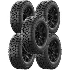 Qty 5 Lt23585r16 Bfg Hd-terrain Ta Kt 120116q Lre Black Wall Tires