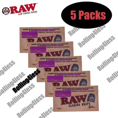 RAW GUARANA WRAPS(KESSELMAN KUSH) | 5 PACKS DEAL