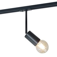 Deckenlampe, Spurreflektor, 1X35W/Gu10, IP20, Schwarz Matt, StäHlern