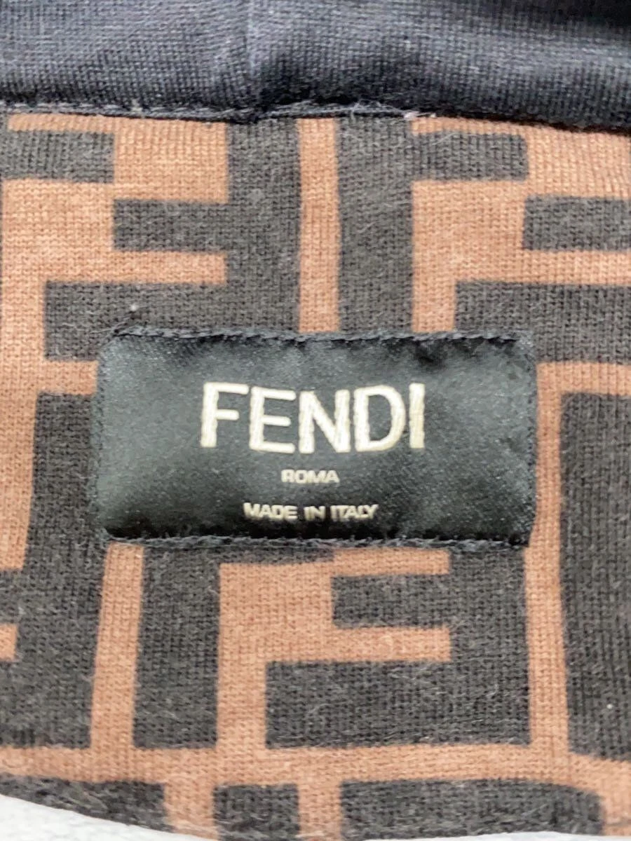 Felpa con cappuccio FENDI XS cotone nero fantasia intera FY0991A87E usata